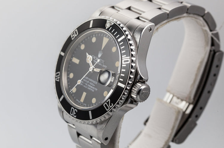 1981 Rolex Submariner 16800 with Matte Dial