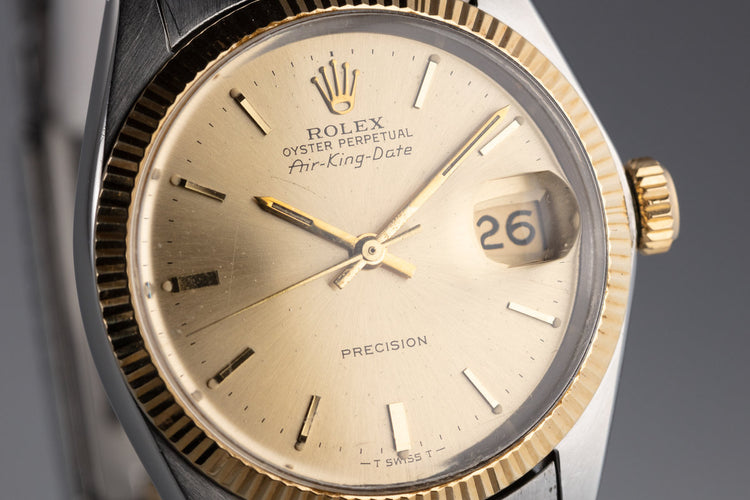1970 Rolex Two Tone Air-King-Date 5701