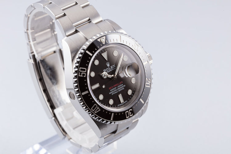 2017 Rolex Red Sea-Dweller 126600 MK I Dial with Box and Card