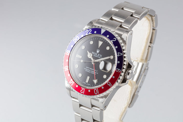 2000 Rolex GMT-Master II 16710 "Pepsi" Bezel