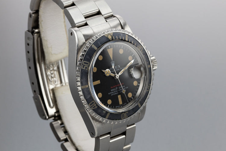 1971 Rolex Red Submariner 1680 with Mark 4 Dial