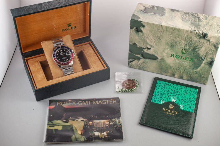 1989 Rolex GMT-Master II 16710 "Pepsi" with Box