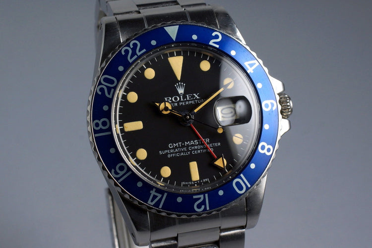 1979 Rolex GMT 1675 Blueberry