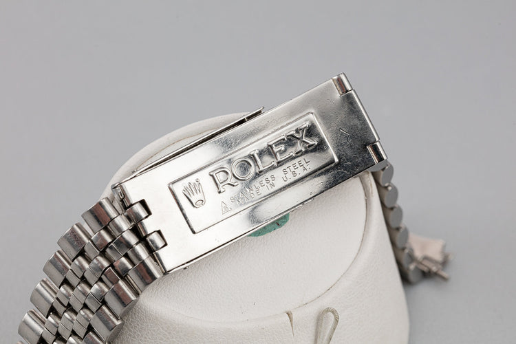 1961 Rolex Pointed Crown Guard GMT-Master 1675 Fuchsia with Gilt Chapter Ring Exclamation Dial