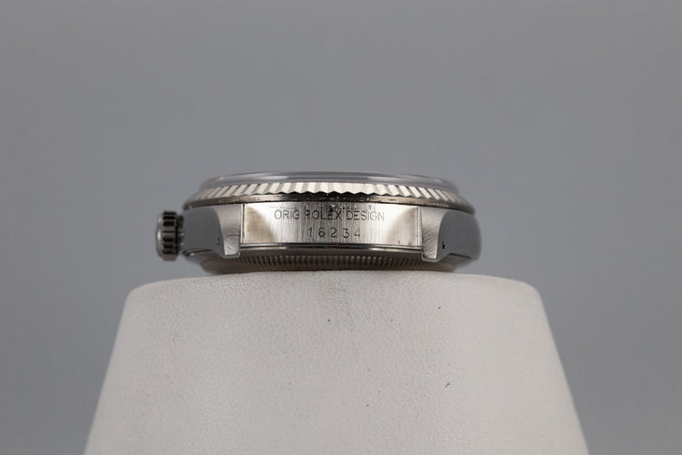 1988 Rolex DateJust 16234 with Matte Blue Dial