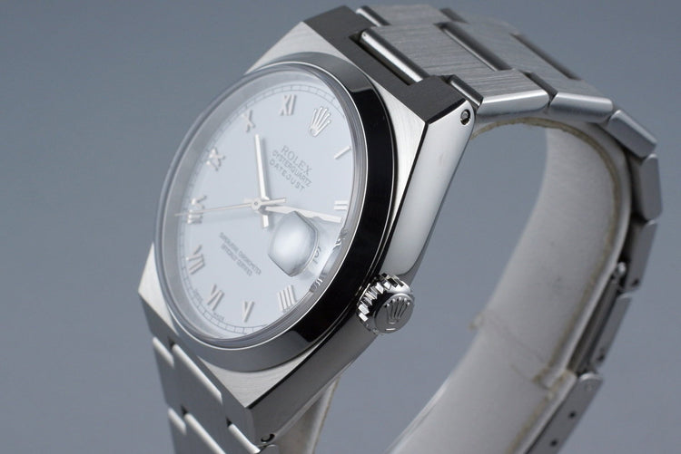 2001 Rolex OysterQuartz DateJust 17000 with Box and Papers FULL SET