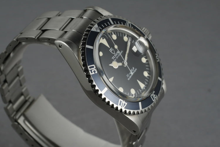 1981 Tudor Submariner 76100 with Non-Mercedes Hand