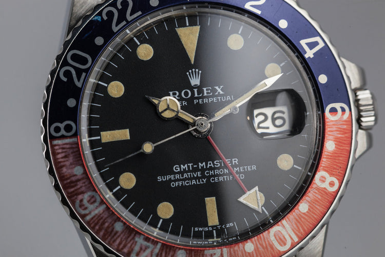 1971 Rolex GMT-Master 1675 "Pepsi" with Box and Papers
