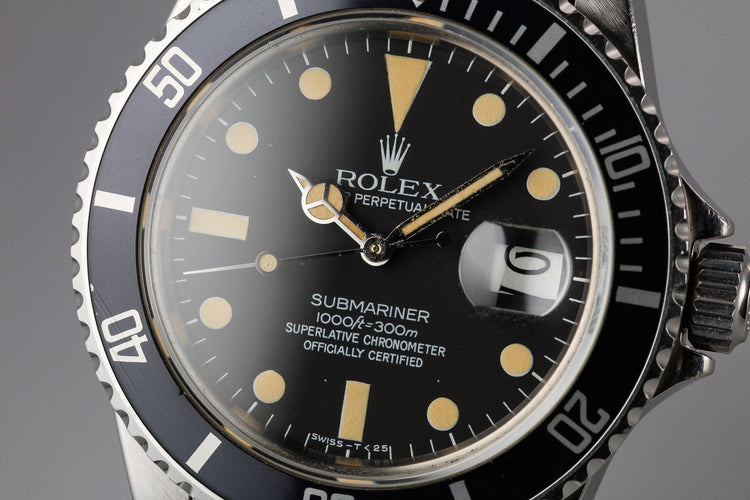 1983 Rolex Submariner 16800 Matte Dial