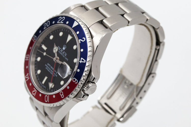 2003 Rolex GMT II 16710 with Box and Papers