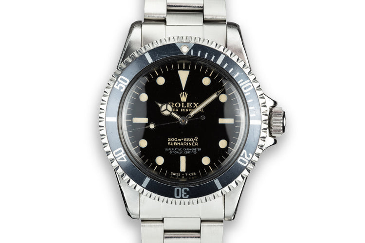 1964 Rolex Submariner 5512 Gilt 4 Line Dial