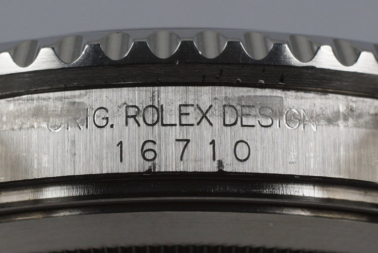 2000 Rolex GMT II 16710 with Box and Papers