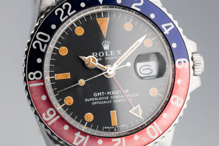 1970 Rolex GMT-Master 1675 "Pepsi" with Box and Papers