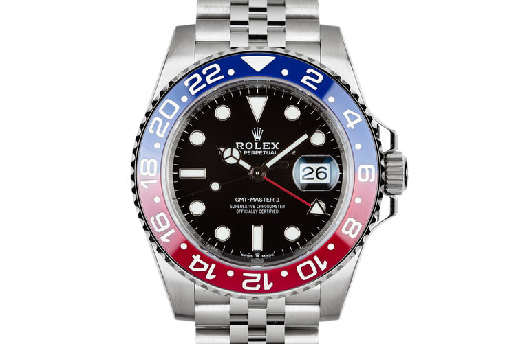 2018 Mint Rolex Ceramic GMT-Master II 126710BLRO With Box and Papers