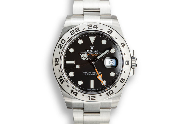 2019 Rolex Explorer II 216570 with Box and Papers