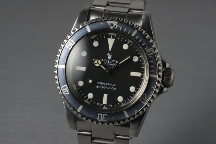 1982 Rolex Submariner 5513 Mark IV