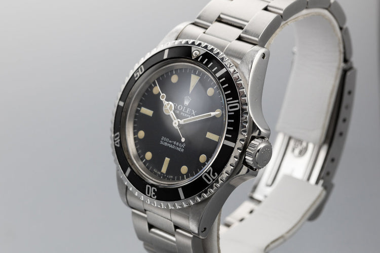 1967 Rolex Submariner 5513 with Meters First Dial