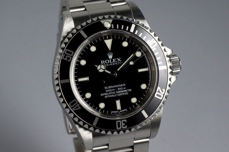 2012 Rolex Submariner 14060M 4 Line Dial with Box and Papers
