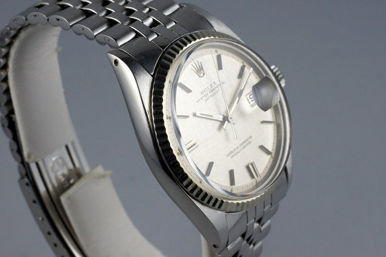1970 Rolex DateJust 1601 Silver Linen Dial