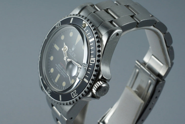 1972 Rolex Red Submariner 1680 Mark V Dial