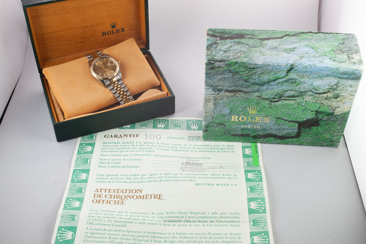 1988 Rolex Two-Tone DateJust 16233 with Box and Papers