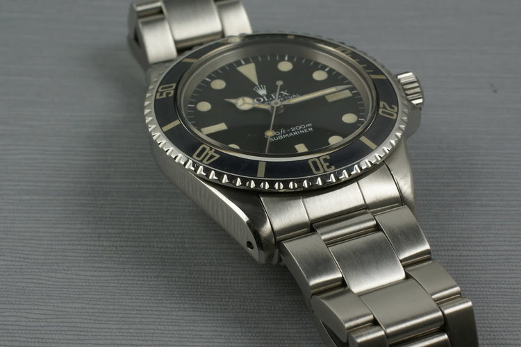Rolex Submariner 5513 Mark 1 Maxi with Box and Papers