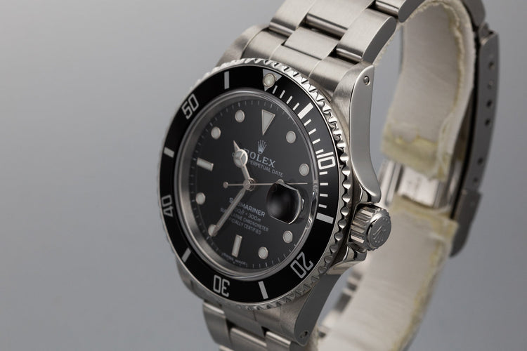 1986 Rolex Submariner 16800