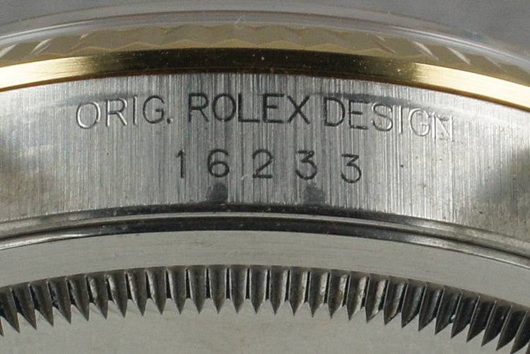 1995 Rolex 18K/SS DateJust 16233 with Papers