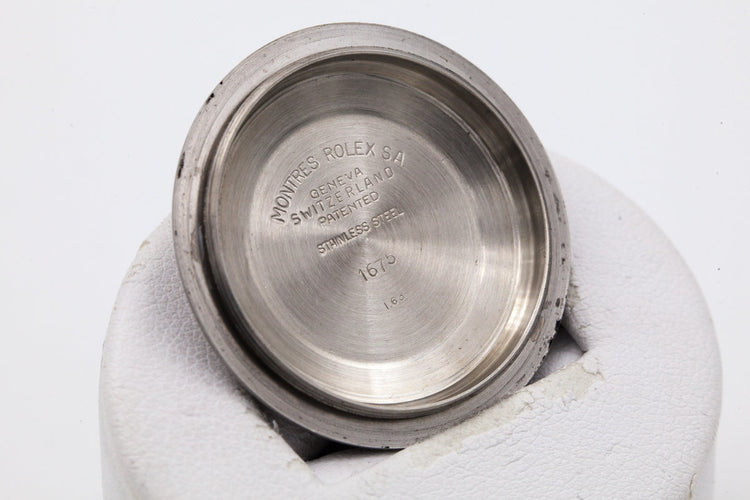 1963 Rolex GMT 1675 PCG Gilt Chapter Ring Dial