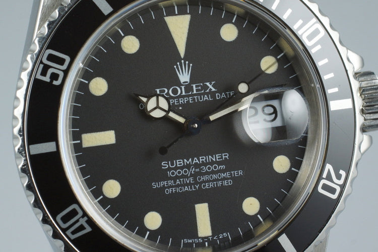 1981 Rolex Submariner 16800