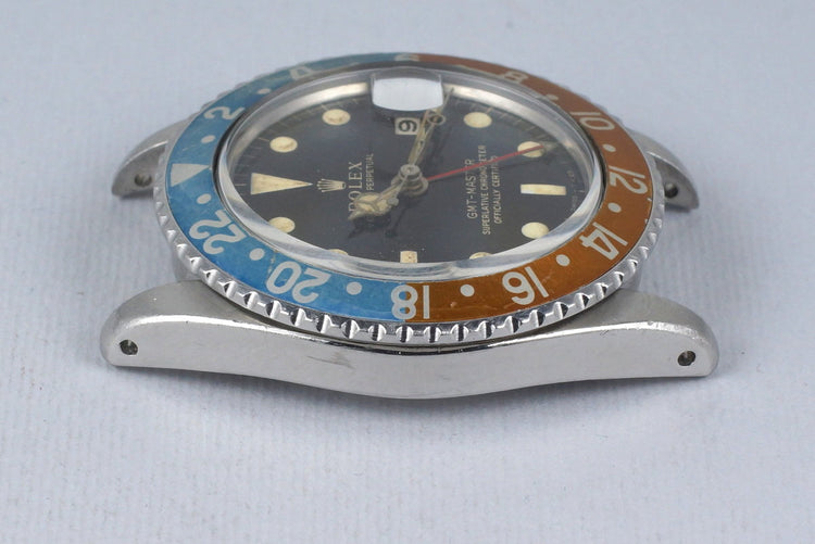 1964 Rolex GMT 1675 Glossy Gilt Dial with Box and Papers