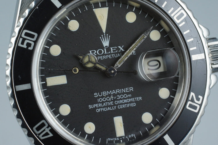 1982 Rolex Submariner 16800
