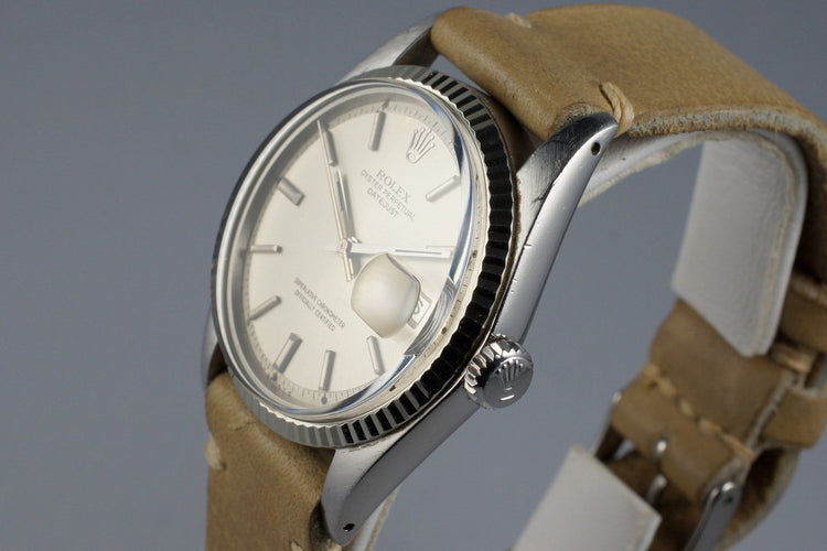 1972 Rolex Datejust 1601 Silver Sigma Dial