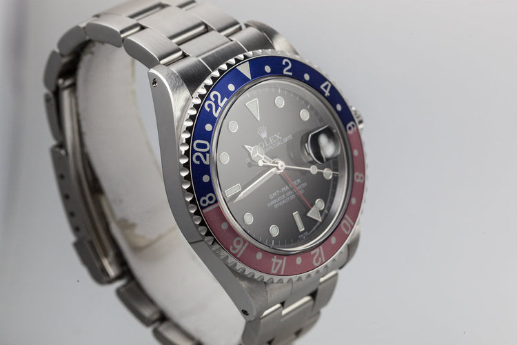 1995 Rolex GMT-Master 16700 with "Pepsi" Bezel Insert
