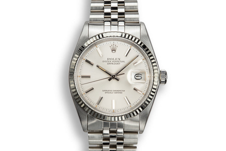 1975 Rolex DateJust 1601 Silver Dial