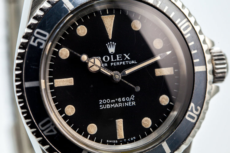 1967 Rolex Submariner 5513 "Meters First" Dial