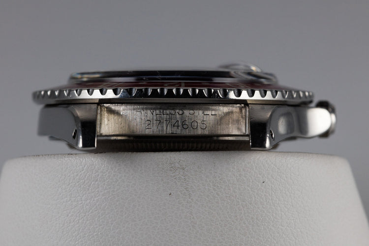1970 Rolex GMT-Master 1675 "Pepsi" Bezel Insert