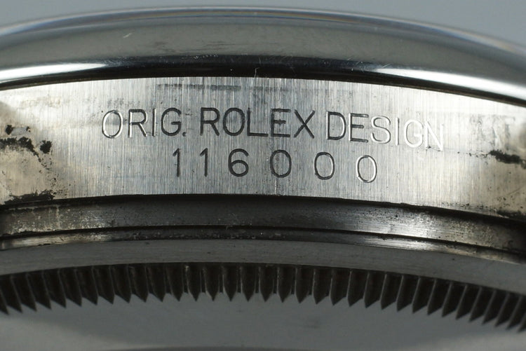 2007 Rolex Oyster Perpetual 116000
