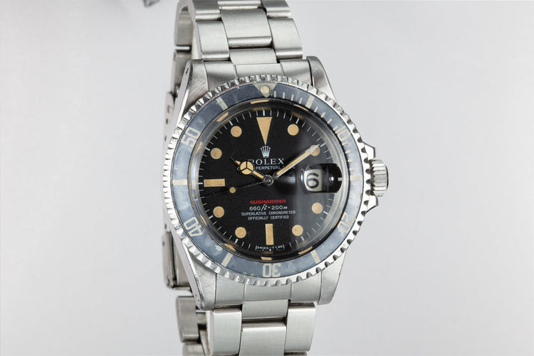 1971 Rolex Red Submariner 1680 with Mark 4 Dial