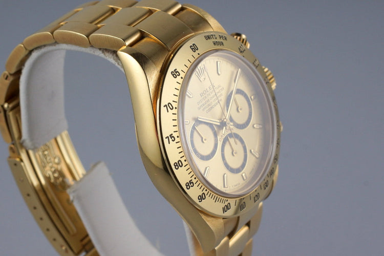 1990 Rolex YG Zenith Daytona 16528