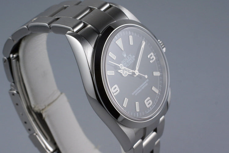 2001 Rolex Explorer 114270 with Box and Papers