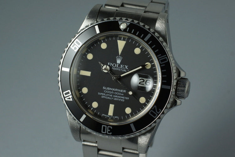 1982 Rolex Submariner 16800