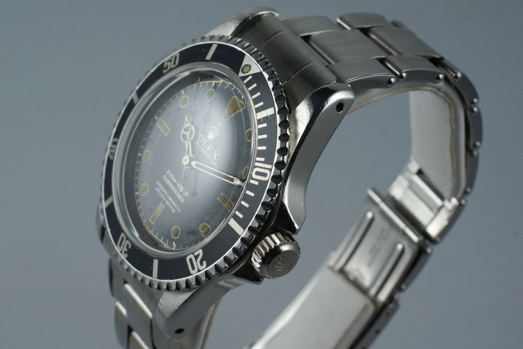 1961 Rolex Submariner 5512 PCG Gilt 4 Line Chapter Ring Dial