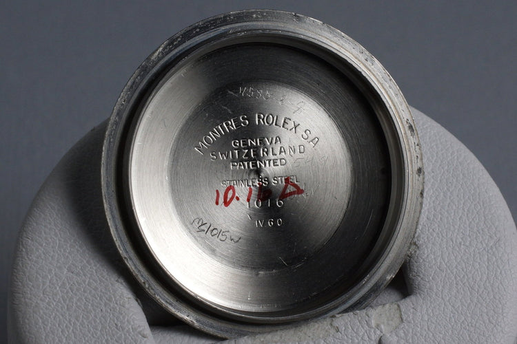 1960 Rolex Explorer 1 1016 Gilt Chapter Ring Dial