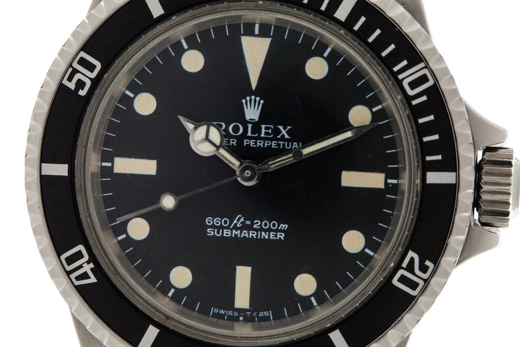 1970 Rolex Submariner 5513 "Non-Serif" Dial