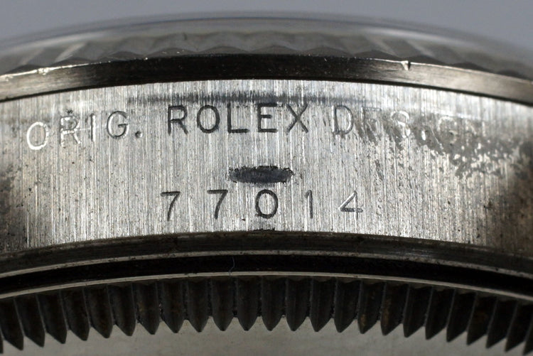 1999 Rolex MidSize Oyster Perpetual 77014 Silver Dial
