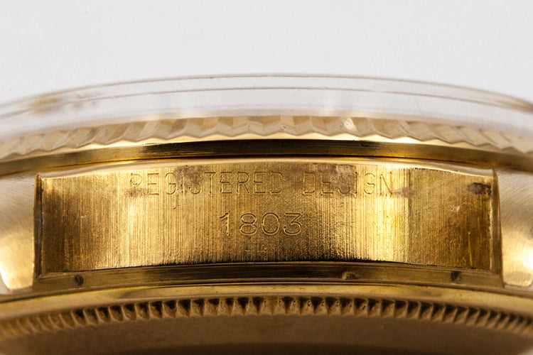 1971 Rolex YG Day-Date 1803 Champagne Dial