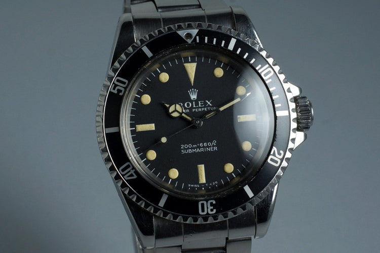 1967 Rolex Submariner 5513 Meters First