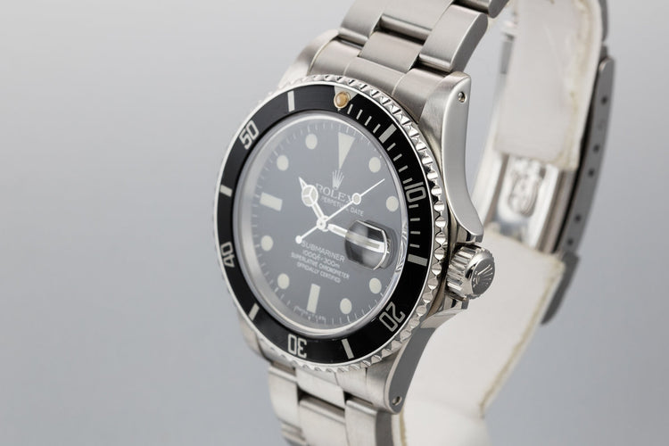 1983 Rolex Submariner 16800 Matte Dial