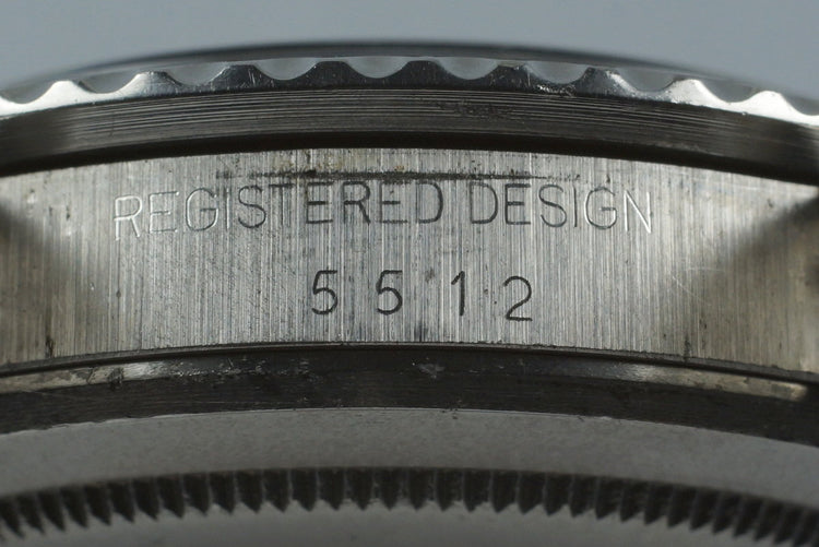 1978 Rolex Submariner 5512 Mark III Maxi Dial with Box and Papers